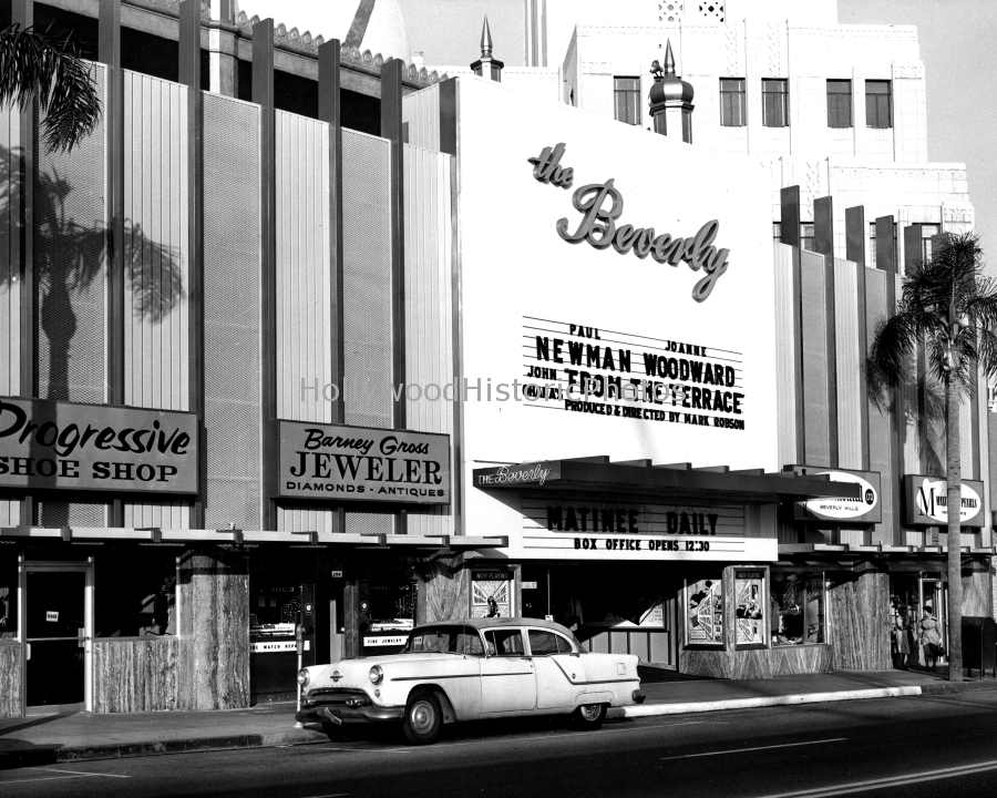 The Beverly Theatre 1960 From The Terrace 206 No. Beverly Dr.jpg